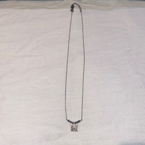 Square Diamond Necklace